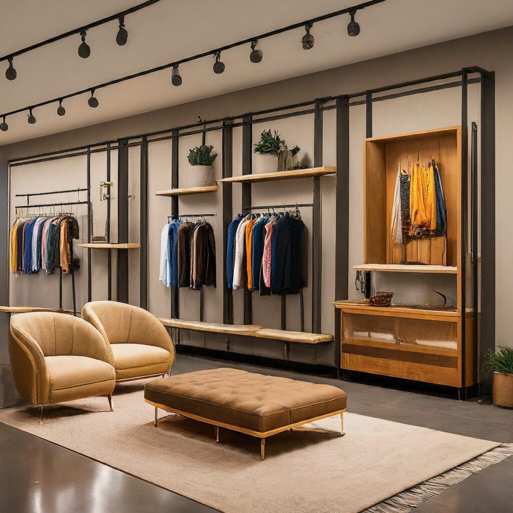 Retail furniture space elegance interior design