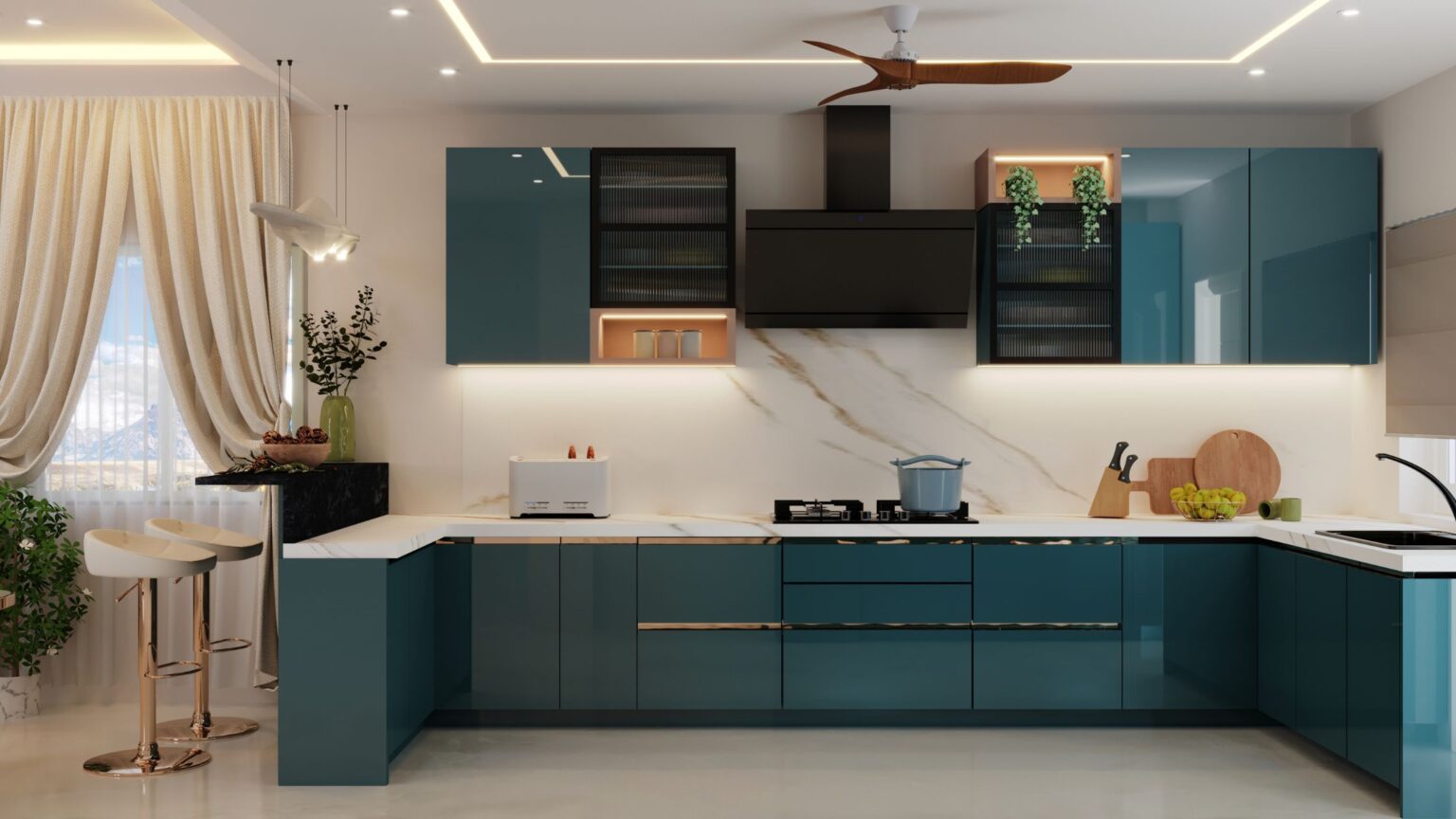 2BHK Interior Design Cost in Hyderabad | Space Elegance